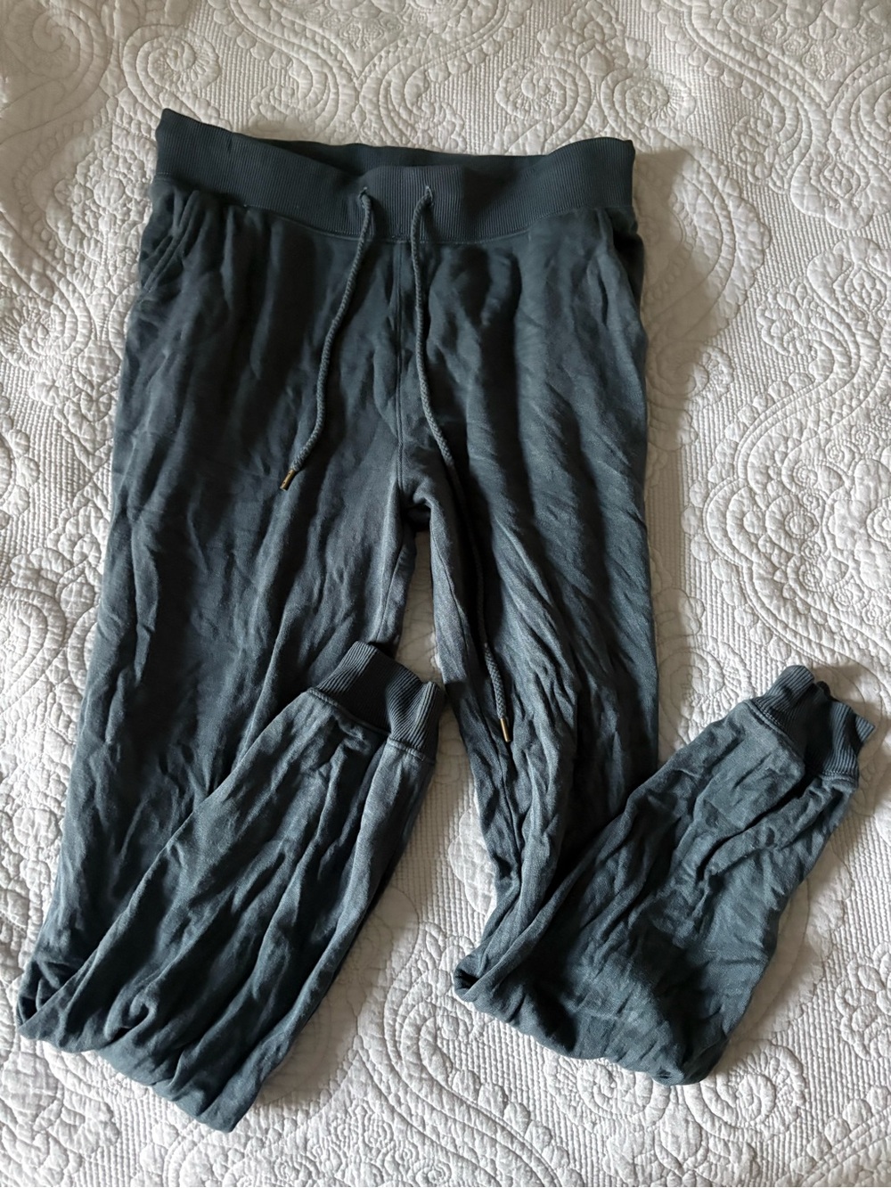 Z Supply Dark Slate Blue Drawstring Joggers Small